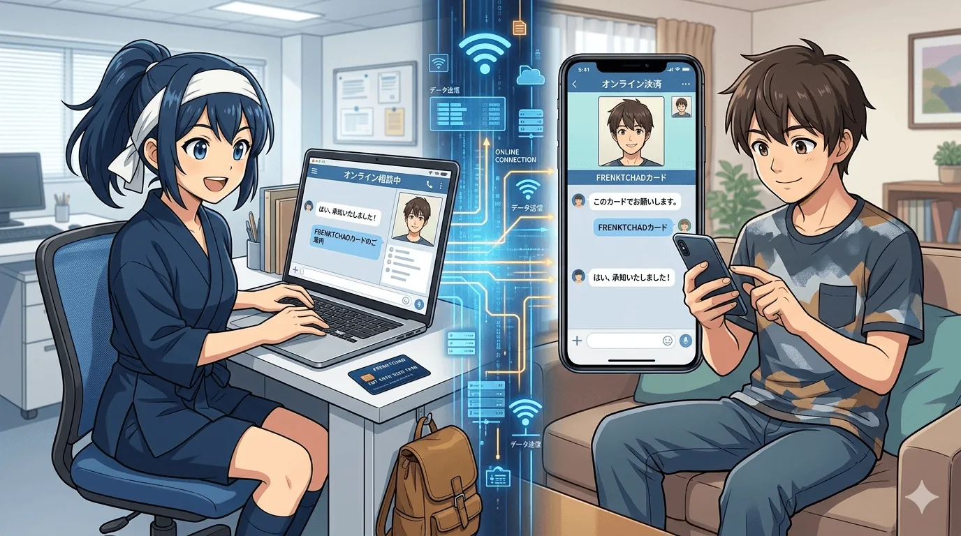 現金化サービスの流れイメージ